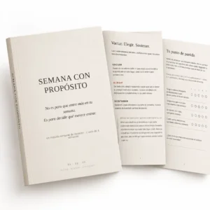 Semana con Propósito - Workbook